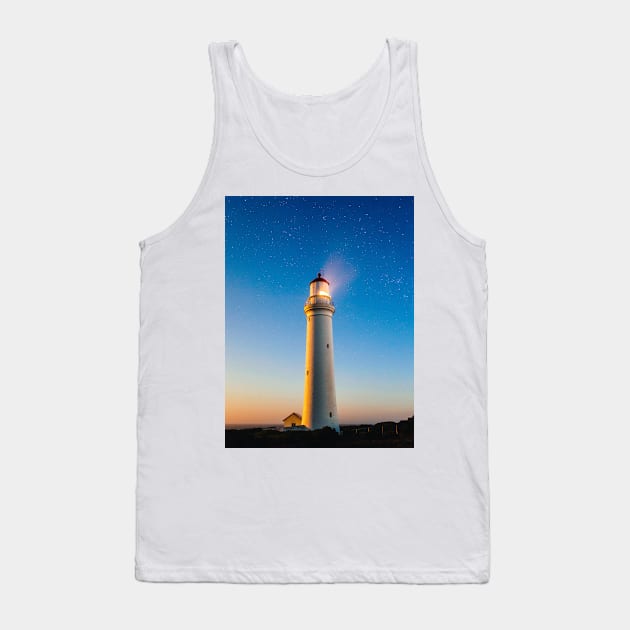 Nautical Lighthouse Print Tank Top by NewburyBoutique